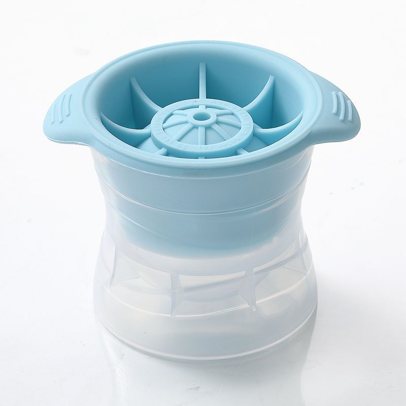 Chill in Style: Whiskey Silicone Round Ice Ball Mold! - Chef's Dream Kitchen