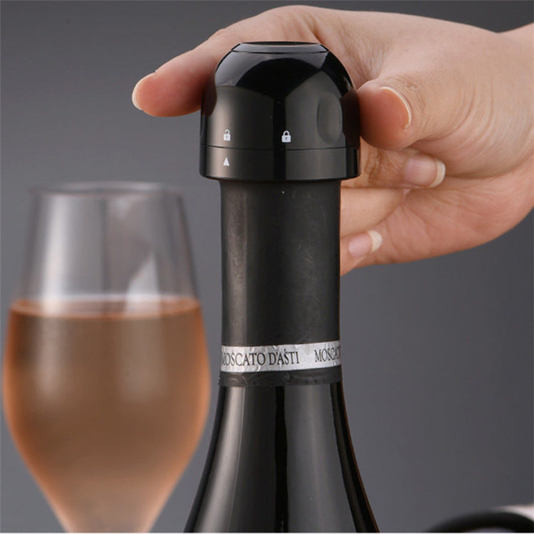 Silicone Vacuum Wine & Champagne Stopper - Chef's Dream Kitchen