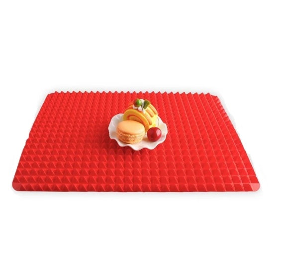Crispy & Even Cooking: Non-Stick Silicone Pyramid Baking Mat! - Chef's Dream Kitchen