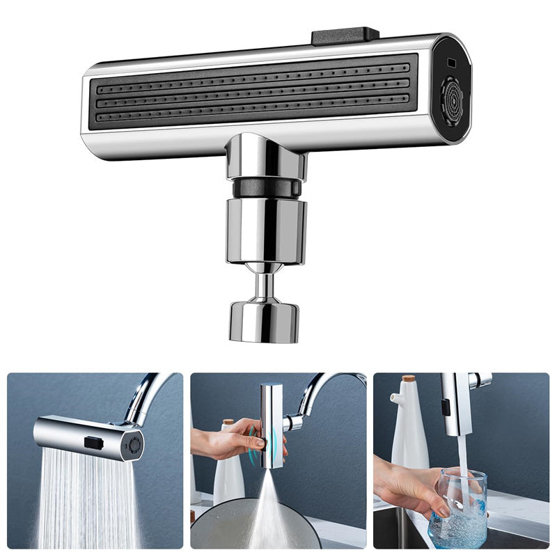 Universal Rotating Kitchen Faucet: Splash-Proof, Multifunctional, and Stylish - Chef's Dream Kitchen