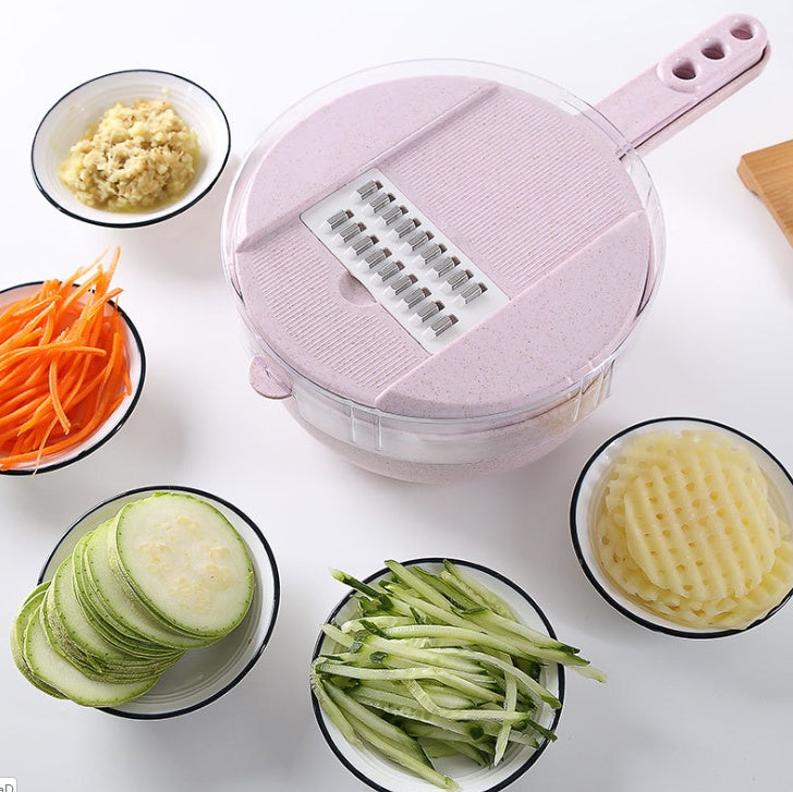 8-in-1 Multi-Prep Mandoline Slicer & Grater with Strainer - My Store