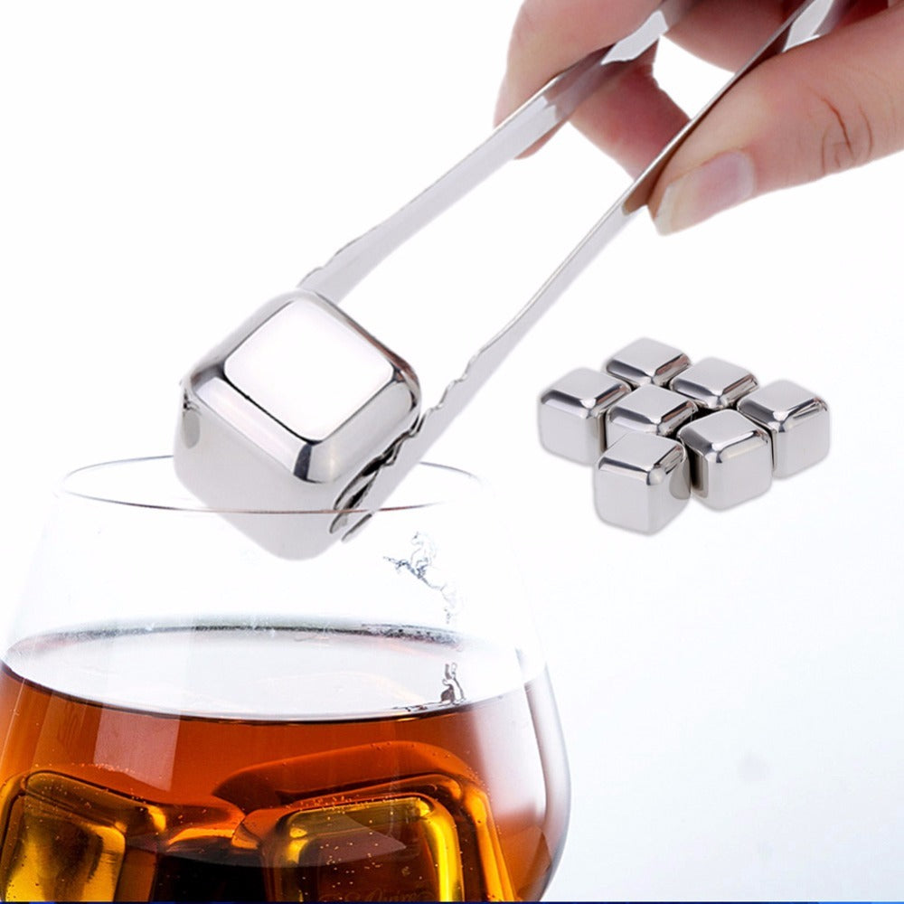 Chill Without Dilution: Reusable Whiskey Cooling Stones Set! - Chef's Dream Kitchen
