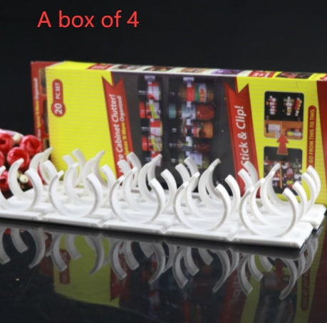 Organize with Ease: Clip N Store Spice & Bottle Storage Rack! - Chef's Dream Kitchen
