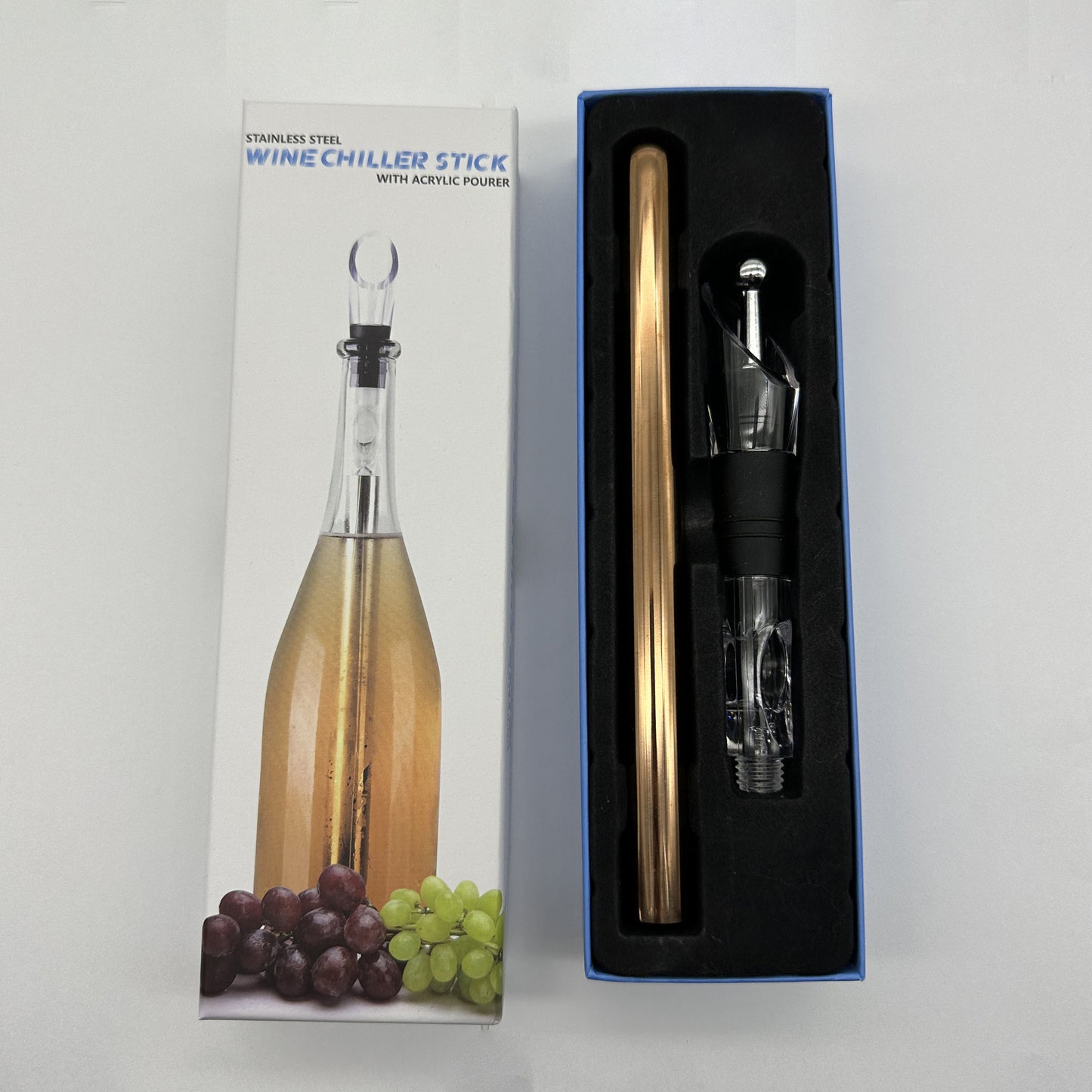 Stainless Steel Wine Chilling Stick – Leakproof - Chef's Dream Kitchen