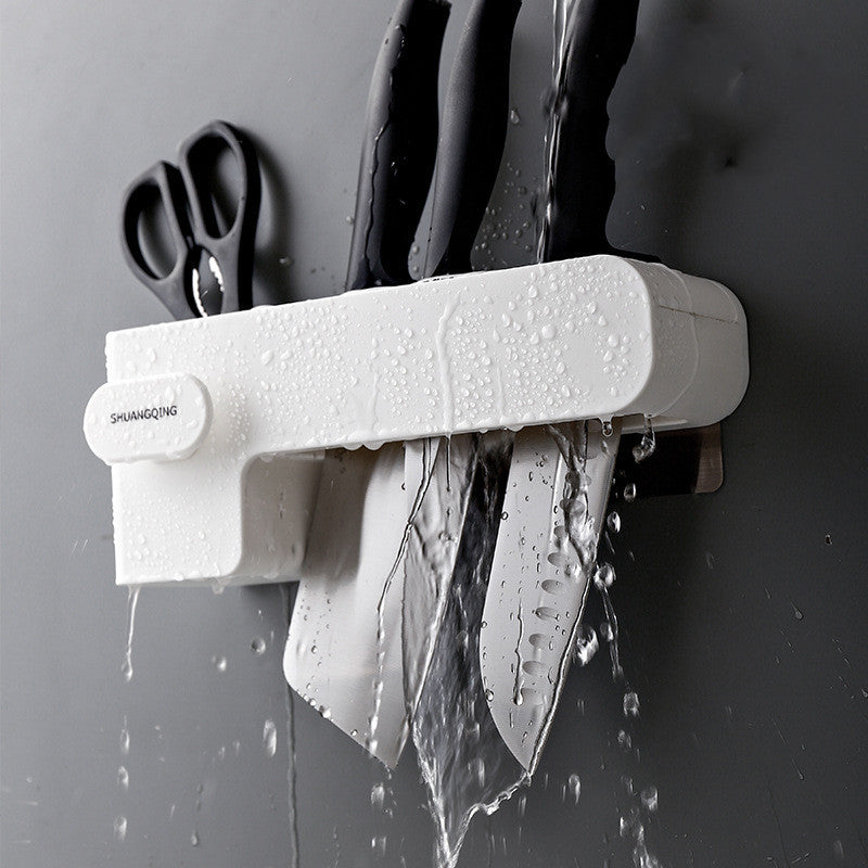 Organize Your Knives: Sleek Kitchen Knife Rack for Easy Access - Chef's Dream Kitchen