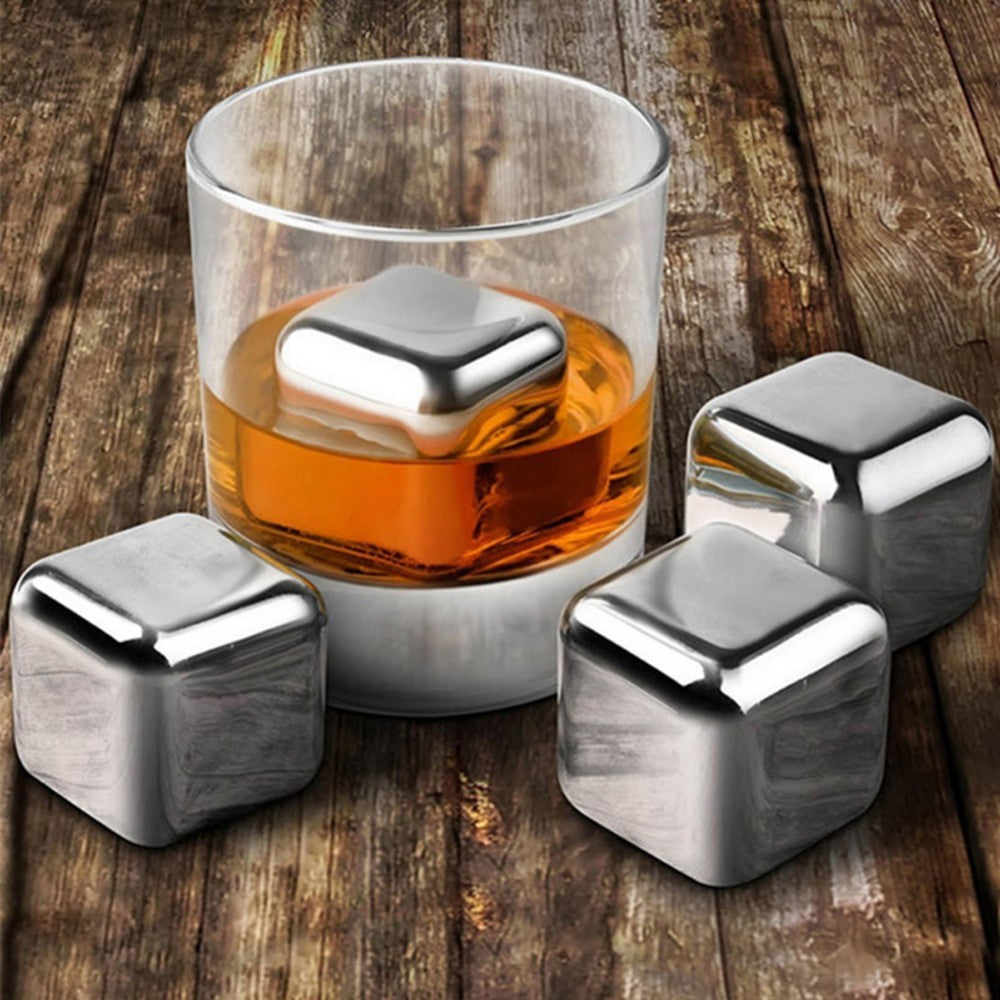Chill Without Dilution: Reusable Whiskey Cooling Stones Set! - Chef's Dream Kitchen