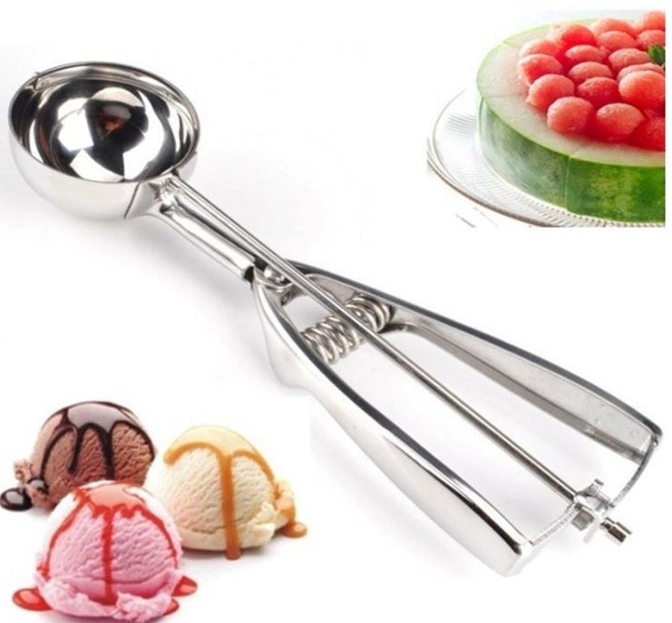 Scoop with Ease: Durable Stainless Steel Ice Cream Spoon - Chef's Dream Kitchen