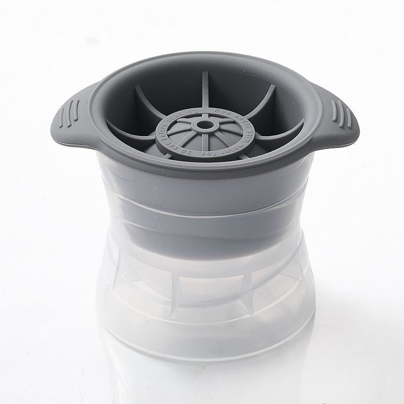 Chill in Style: Whiskey Silicone Round Ice Ball Mold! - Chef's Dream Kitchen