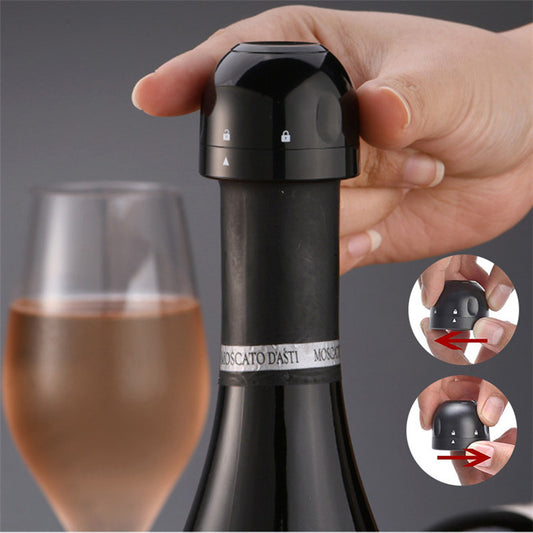 Silicone Vacuum Wine & Champagne Stopper - Chef's Dream Kitchen