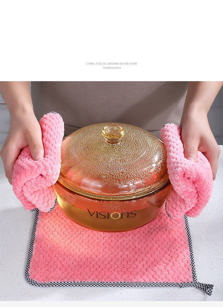 Absorb & Clean: Thickened Non-Stick Kitchen Oil Dish Towel! - Chef's Dream Kitchen