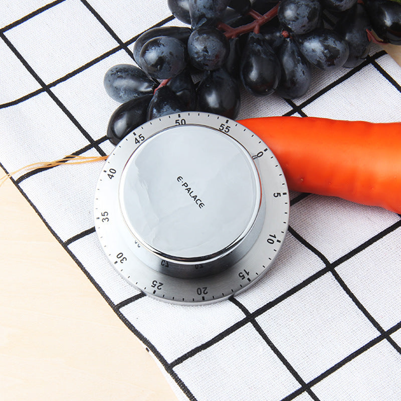 Precision Timing: Stainless Steel Mechanical Timer for Kitchen Perfection - Chef's Dream Kitchen