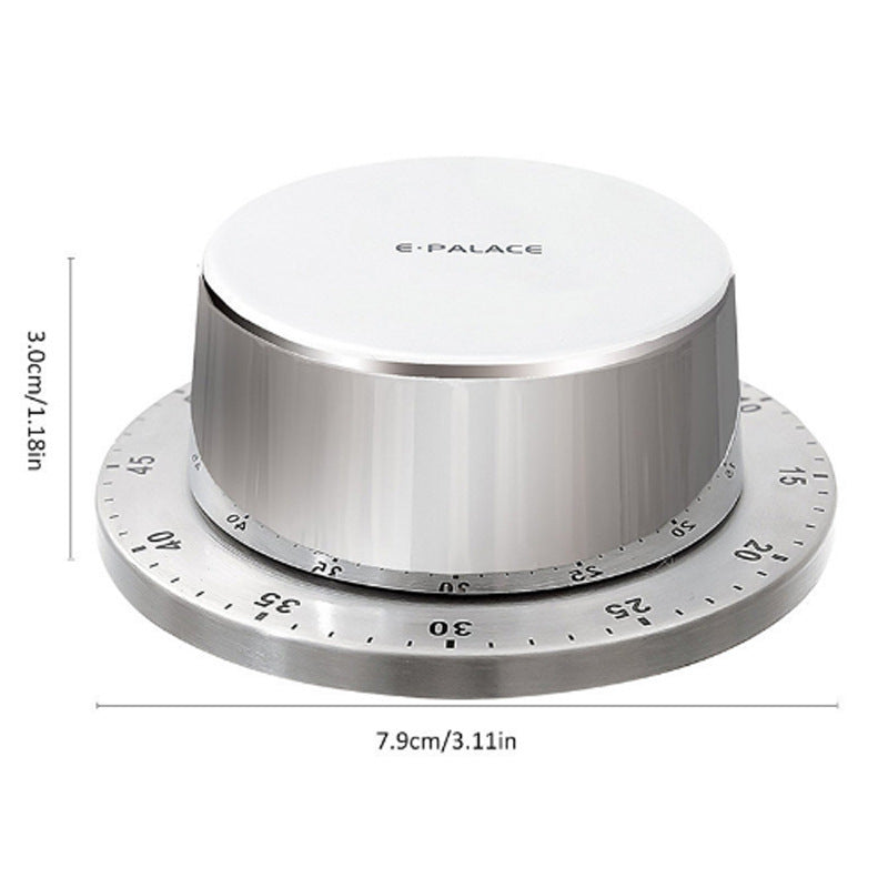 Precision Timing: Stainless Steel Mechanical Timer for Kitchen Perfection - Chef's Dream Kitchen
