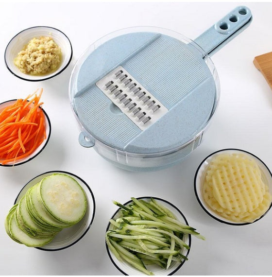 8-in-1 Multi-Prep Mandoline Slicer & Grater with Strainer - My Store