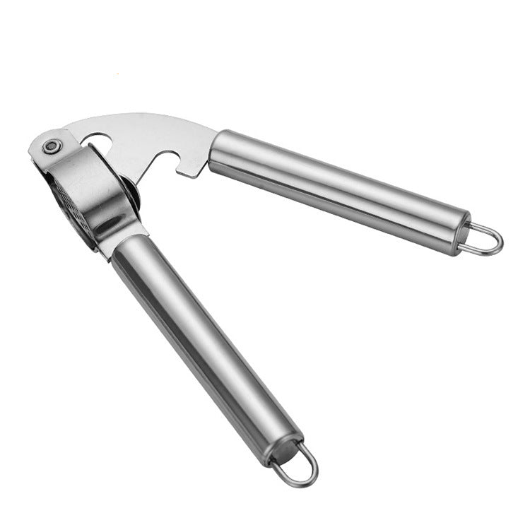 Stainless Steel Garlic Press: Crush Garlic with Ease - Chef's Dream Kitchen