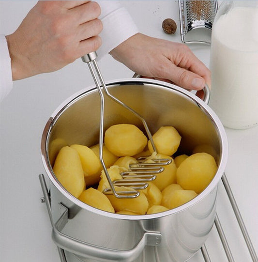 Stainless Steel Potato Ricer & Masher - Chef's Dream Kitchen