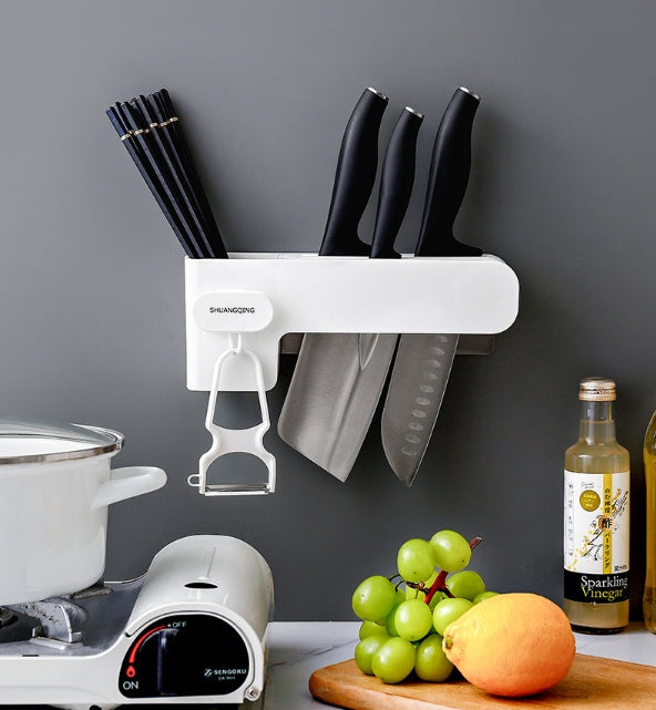 Organize Your Knives: Sleek Kitchen Knife Rack for Easy Access - Chef's Dream Kitchen