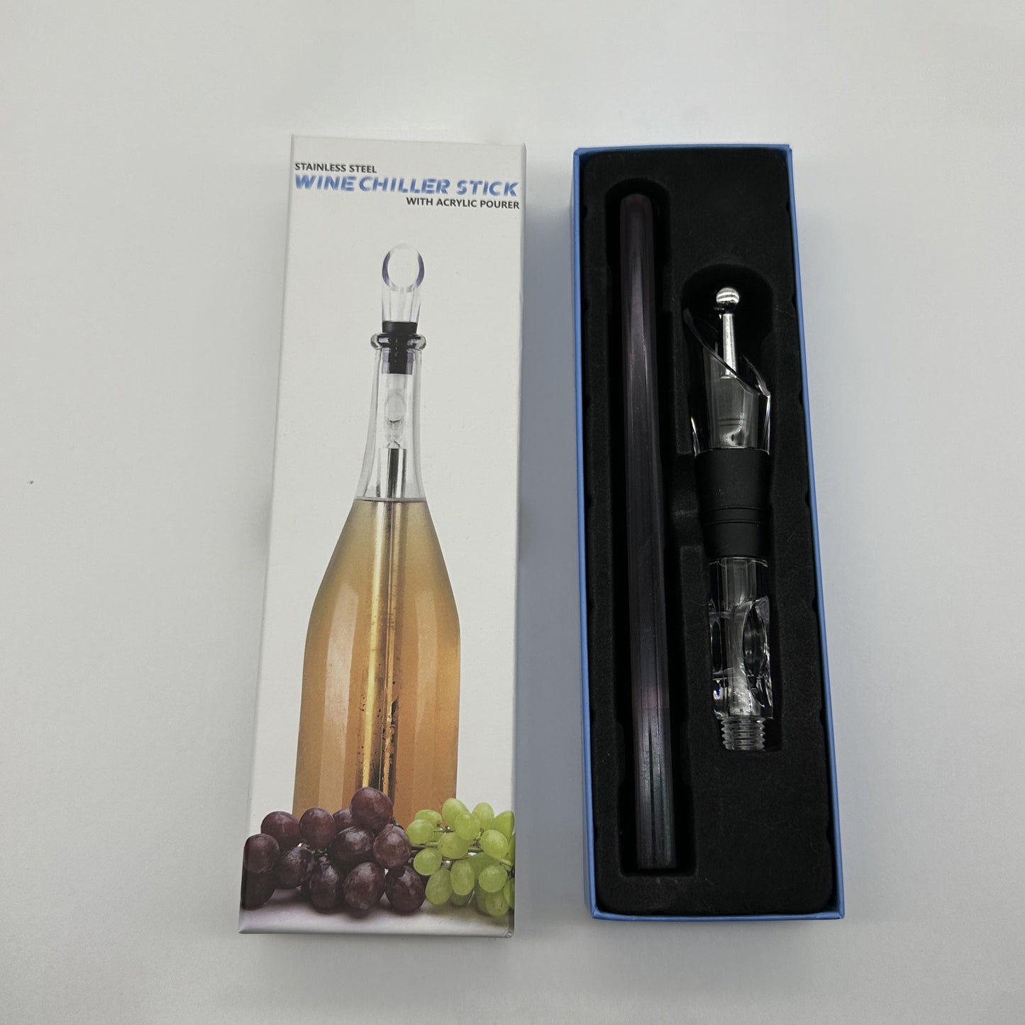 Stainless Steel Wine Chilling Stick – Leakproof - Chef's Dream Kitchen