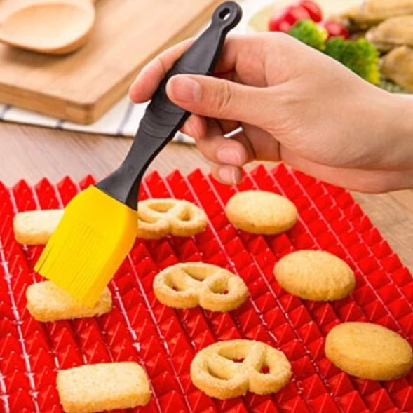 Crispy & Even Cooking: Non-Stick Silicone Pyramid Baking Mat! - Chef's Dream Kitchen