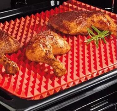Crispy & Even Cooking: Non-Stick Silicone Pyramid Baking Mat! - Chef's Dream Kitchen
