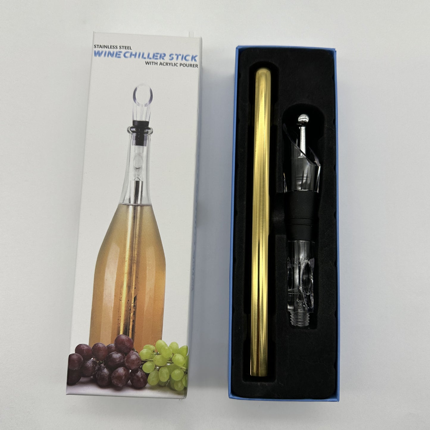 Stainless Steel Wine Chilling Stick – Leakproof - Chef's Dream Kitchen