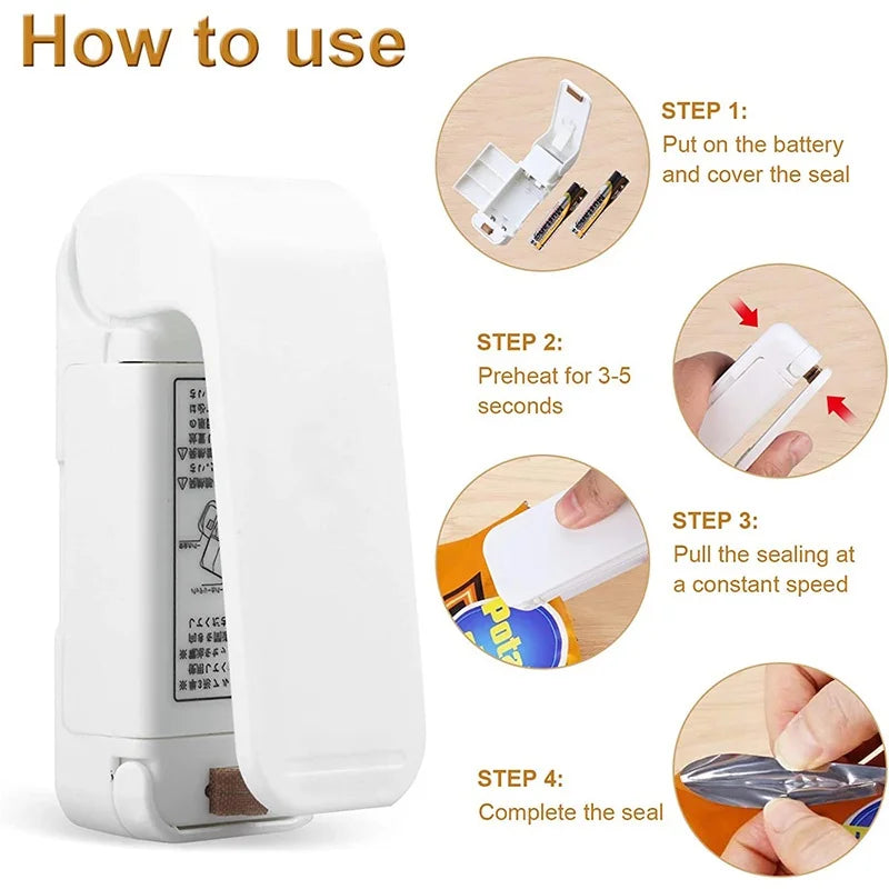 Easy Food Bag Sealer - Chef's Dream Kitchen